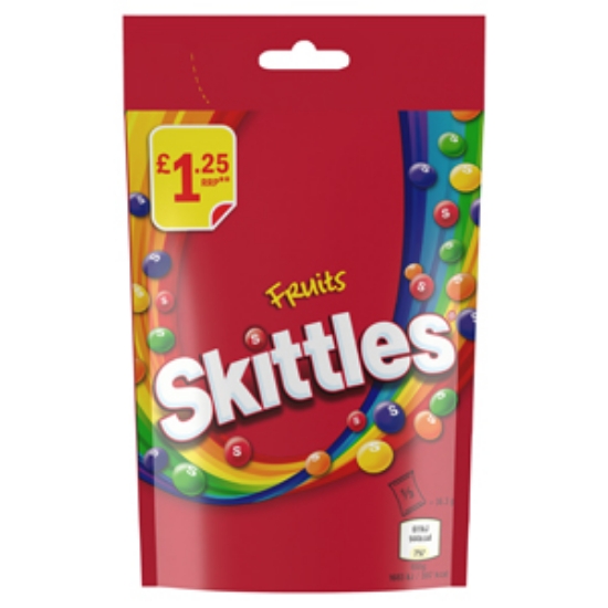 Picture of Bags Skittles Fruits RED 109g PM £1.25 x14